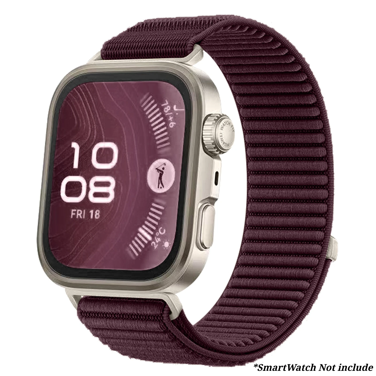 Field Nylon Loop Strap - Woven Sports Smartwatch Wristband Bracelet