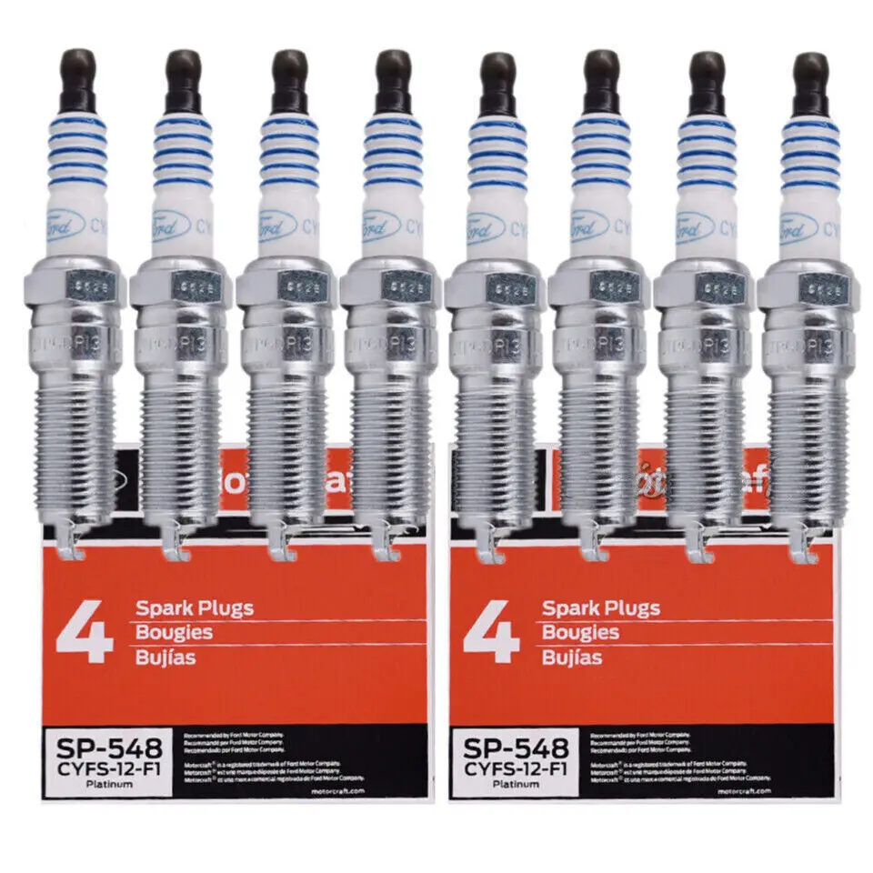 

4/20/40PCS SP-548 CYFS-12-F1 Platinum Spark Plug Candles For Ford Crown Victoria Mustang F-150 2011-2017 SP548 CYFS12F1 SP 548