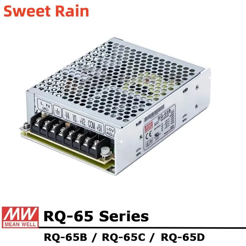 

Mean Well RQ-65 Series AC/DC 65W Quad Output Switching Power Supply RQ-65B RQ-65C RQ-65D