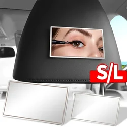 Compact HD Portable Car Makeup Mirror with Sun - Shading Visor and Stainless Steel Design (Large 1pc)