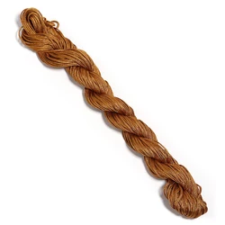 Braided Polyester Thread Cords for DIY Crafts and Sewing (Deep Gold)