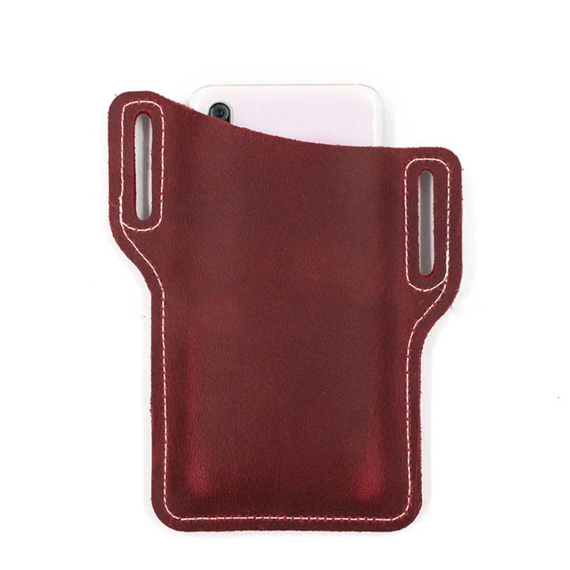 

Men Phone for Carrier Belt Hip Pouch Hanging Waist Bag Holster Wallet PU Leather Carrying for CASE Mini Travel Messager Pack