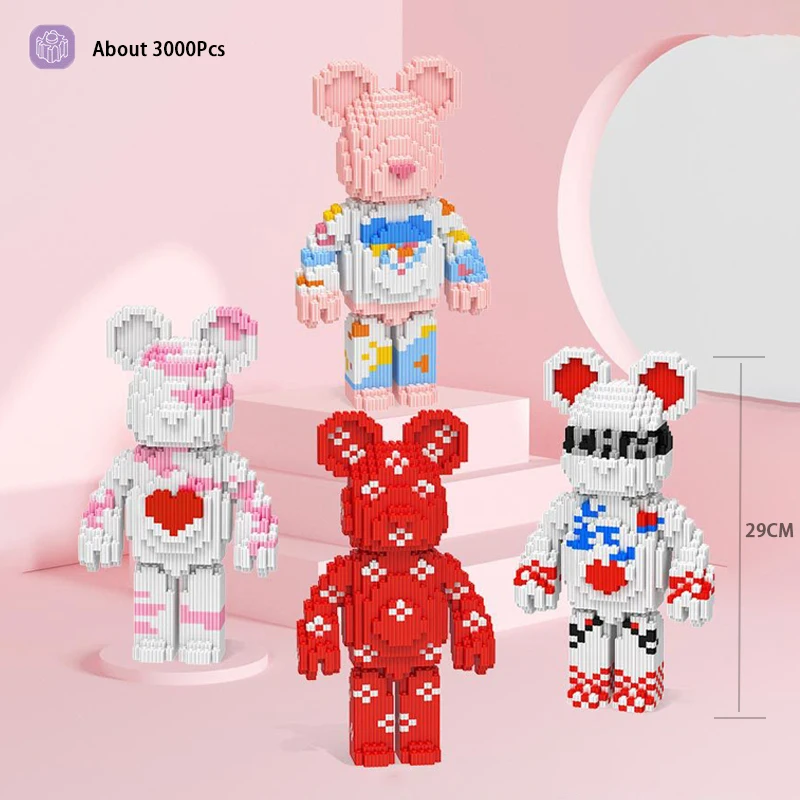 만화 사랑 폭력적인 곰 나노 빌딩 블록, 만화 컬러 3D 모델, 크리에이티브 마이크로 다이아몬드 벽돌 장난감, 어린이 선물, 신제품 Best Top5 만화 사랑 폭력적인 곰 나노 빌딩 블록, 만화 컬러 3D 모델, 크리에이티브 마이크로 다이아몬드 벽돌 장난감, 어린이 선물, 신제품 Best Top5