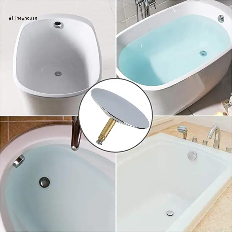 1Pc 72mm Diameter Bathtub Stopper Universal Bathroom Basin Kitchen Sink Detachable Adjustable Manual Lift Drain Plug Dropship 6
