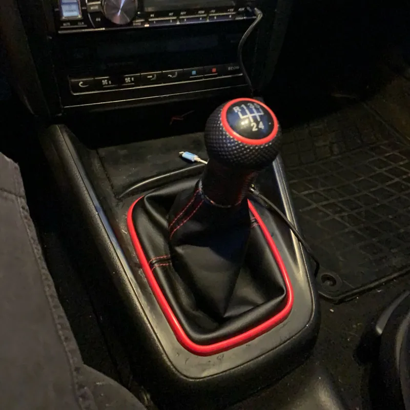 폭스바겐 VW 골프 4 IV MK4 GTI R32 보라 제타 1999 2004 기어 시프트 노브 레버, 각반 부츠 커버 프레임 브래킷, 12mm, 23mm