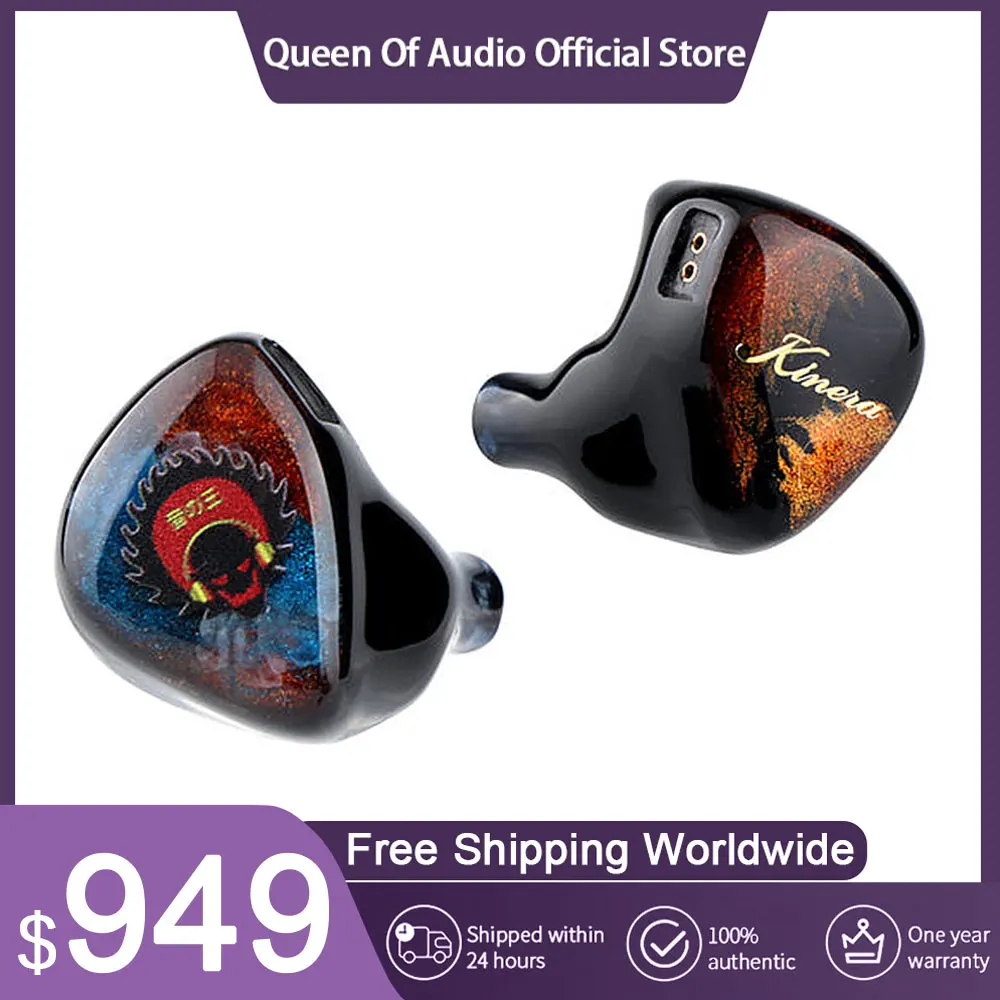 

Kinera Nanna 2.1 Z-Tune Edition 2EST+1BA+1DD Hybrid Drivers IEMs In-ear HiFi Music Monitor Earphones Wired Headphones Earbuds