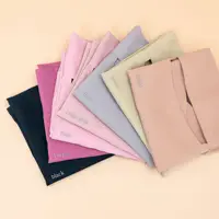 Plain Nida Niqab Tie back Face Cover Muslim Women Prayer Veil Breathable Single Layer Burqa Modest Islamic Traditional Hijab