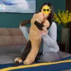 85cm Lovely Soft Down Cotton Dog Plush Pillow Doll Stuffed Pet Doll Baby Sleep Pillow Accompany Gift for Girlfriend 3