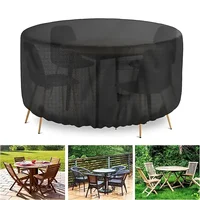 Waterproof Round Patio Furniture Cover, Round Patio Table & Chair Set Cover, Outdoor Patio Furniture Cover 1