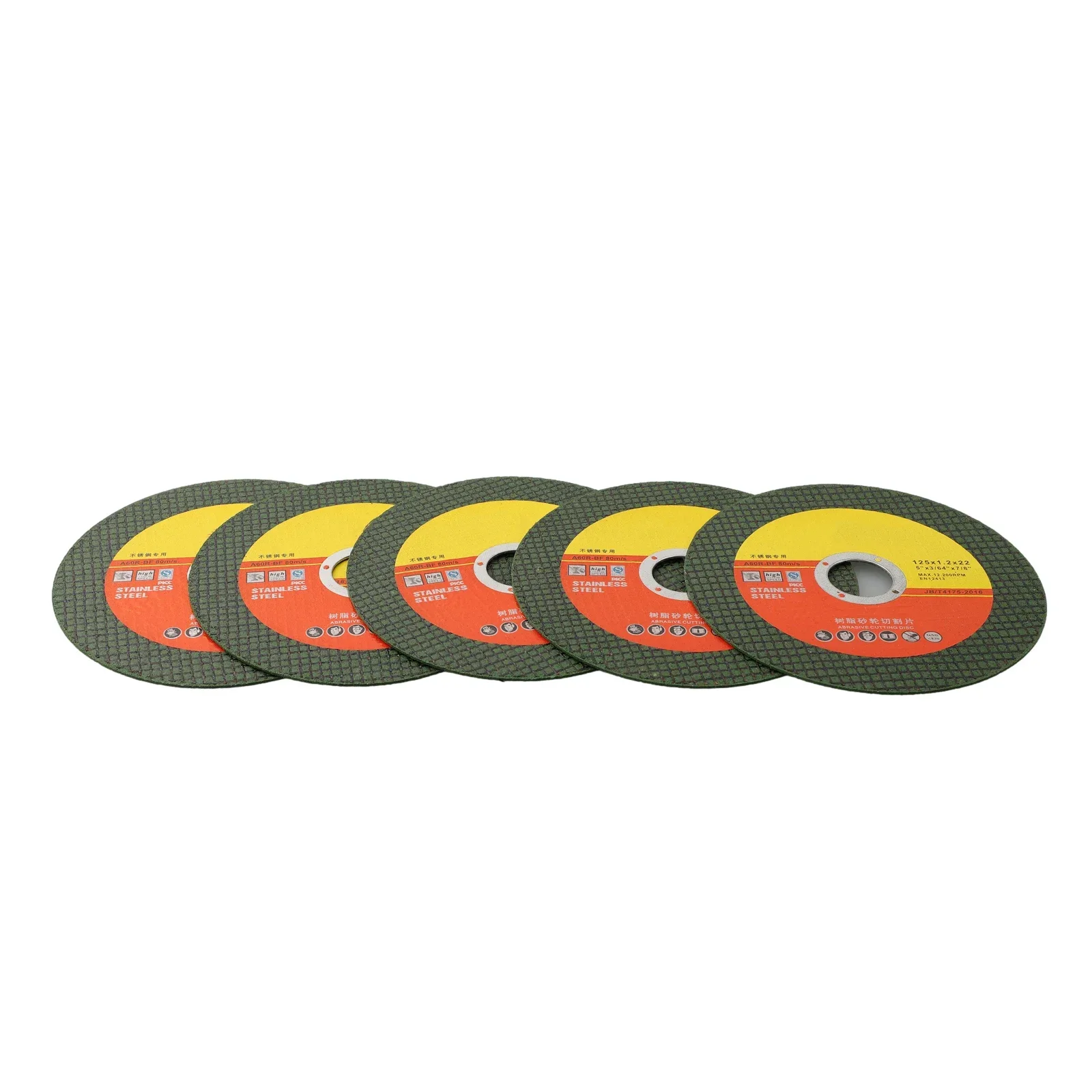 Cutting Disc Grinding Disc Grinding Wheel 5pcs 125mm/ 5 Inch Cutting Disc Angle Grinder Stainless Steel Grinding Resin Double Mesh For Grinding Stone Land Polishing