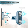1PC Magnetic Golf Holder Clip For Golf Cart Aluminum Alloy Stand Clip Hold 30-60 Rings Golf Gifts For Golfers 5