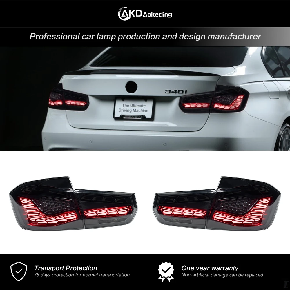 

Задняя фара AKD для 3 серии F30 F35 320i 325i, задние фонари, противотуманные фары, дневные ходовые огни, тюнинг DRL, автомобильные аксессуары