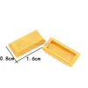 Marumine 50PCS Tile Special 1x2 Ingot Bar Gold Money Pirate MOC Brick Part 99563 Assembles Particles Building Blocks Accessories 6