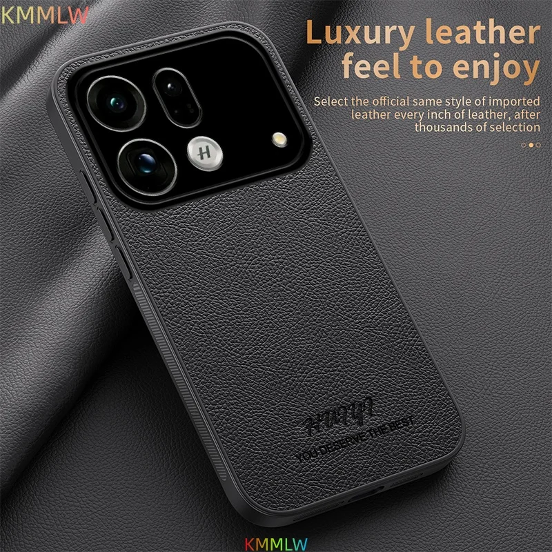 Premium Soft PU Leather Magnet Protective Back Cover Case - Elegant Design Phone Shell