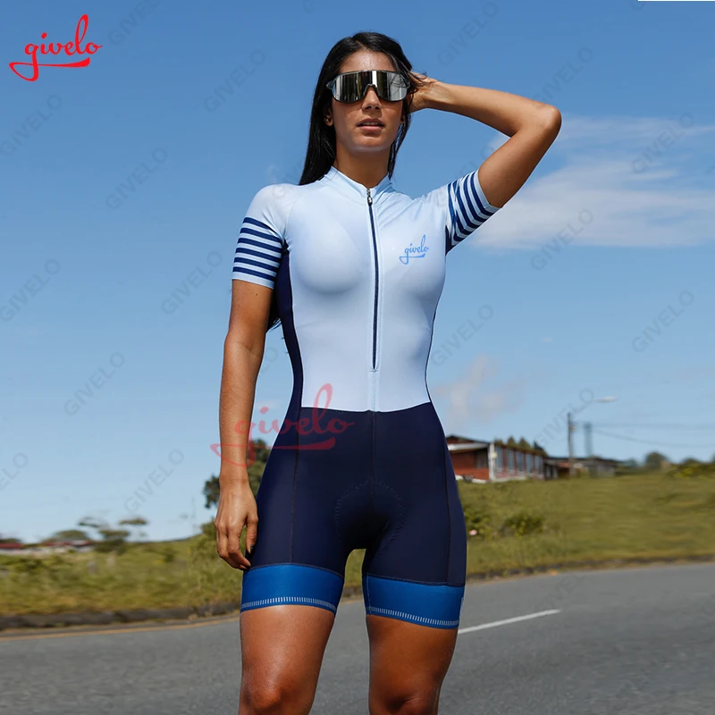GIVELO New Women's Cycling Jersey Short Sleeve Bike Monkeys