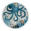 Sea Turtle Round Beach Towels Octopus Summer Thick Bath Towel Microfiber Fabric 150cm Size Swimming Travel Sport Adult Kids 5