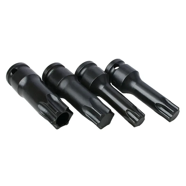1/2 Inch Torx Socket Adapter Drive Socket Wrench Adapter Head Auto Repaire Tools T20 T25 T27 T30 T35 T40 T45 T50 T55 Series 5
