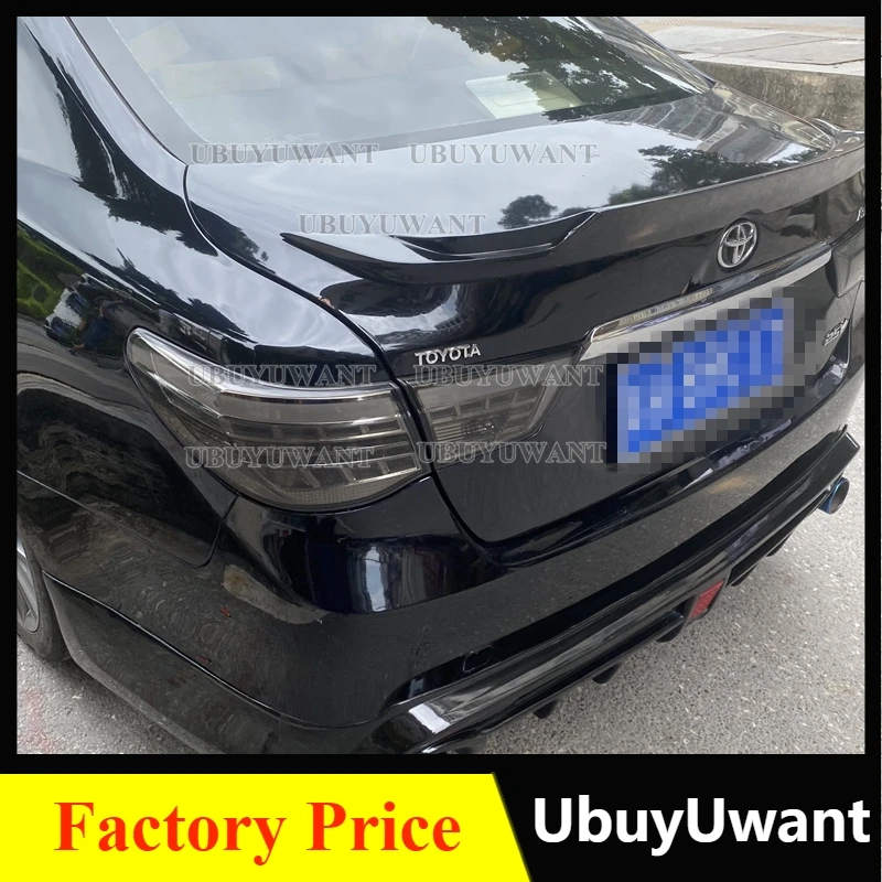 

For Toyota REIZ Mark X High Quality Carbon Fiber Rear Wing Roof Rear Box Decorated Spoiler 2012 2013 2014 2015 2016 2017-2019