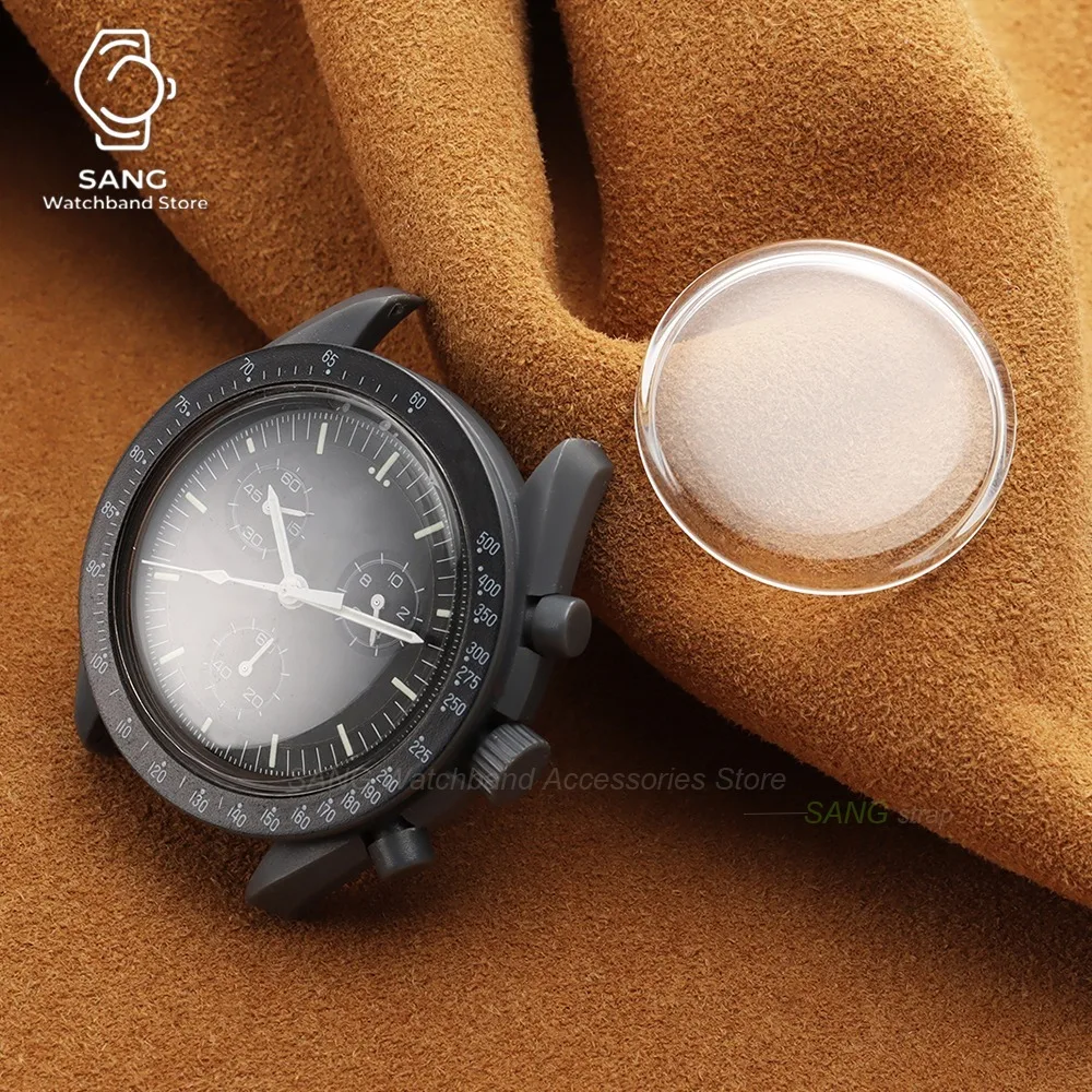 High-Quality Transparent Glass Watch Mirror - Clear Coated Repair Accessory