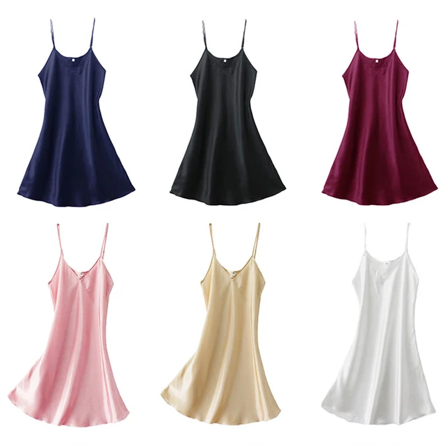 Upgrade your sleepwear collection with the Summer New Ice Silk Nightgown