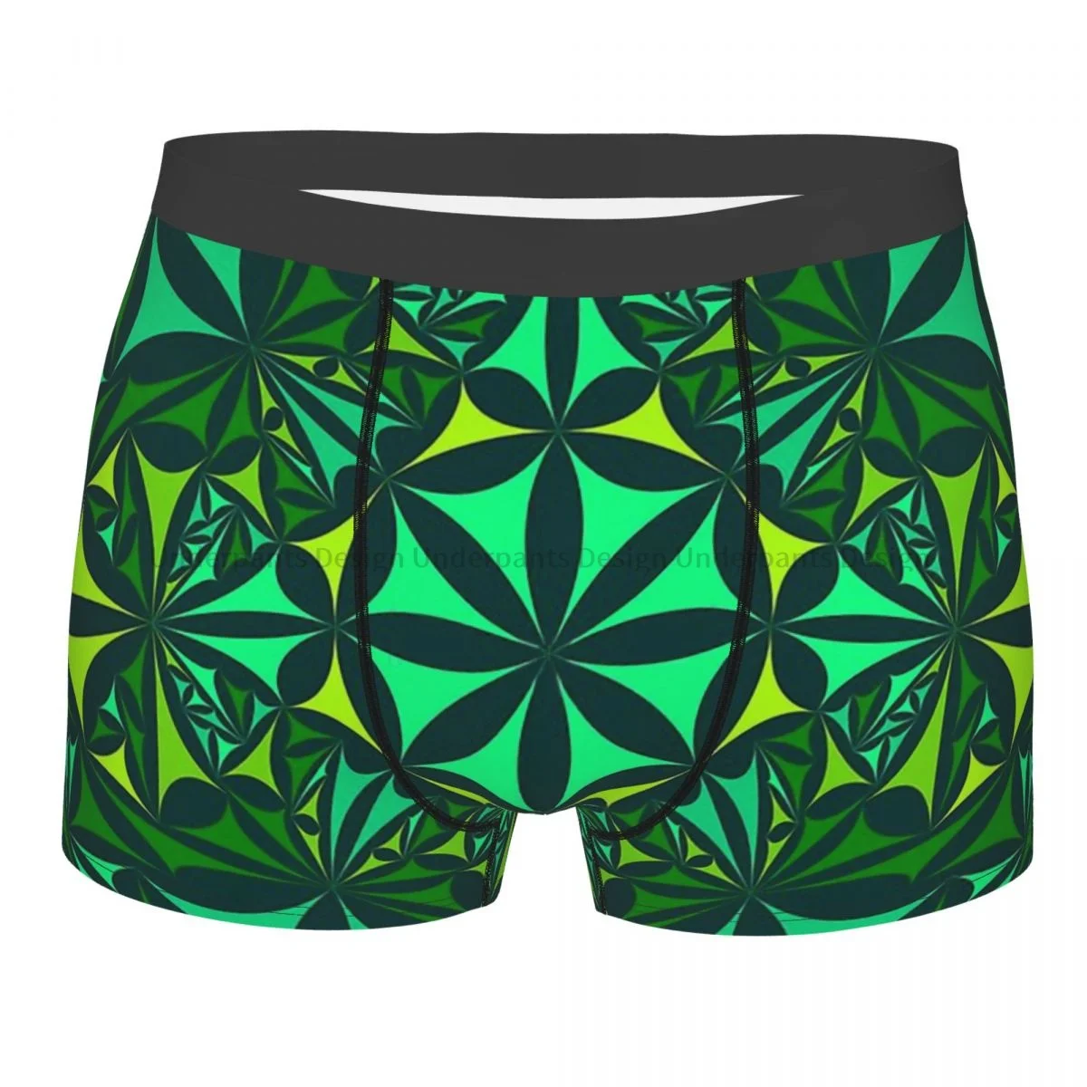 

Oriental Rug Geometric Pattern Green Shades Underpants Breathbale Panties Man Underwear Print Shorts Boxer Briefs