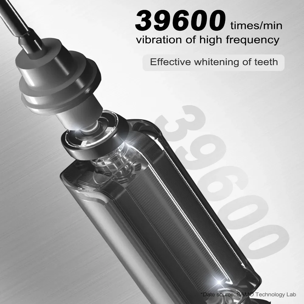 Sonic Electric Toothbrush USB Rechargeable Adult Waterproof Ultrasonic Teeth Whitening 8 Replacement Head S100