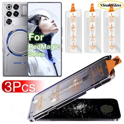 3 - Pack Ultrasonic Tempered Glass Screen Protector - No Dust for High Definition