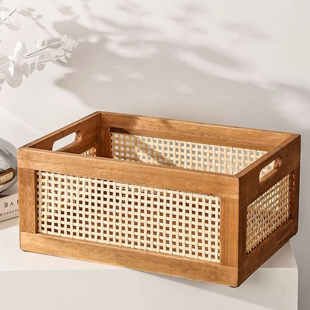 

Basket Storage Storage Organizer Woven Basket Basket Living Room Storage Baskets Shelves Small Basket Wooden Basket Wood Basket