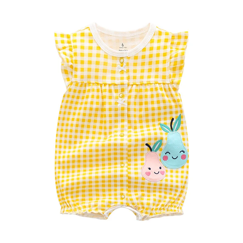 Warm Baby Bodysuits  Orangemom summer baby girl clothes one-piece jumpsuits baby clothing ,cotton short romper infant girl clothes roupas menina home baby bodysuit dress Baby Rompers