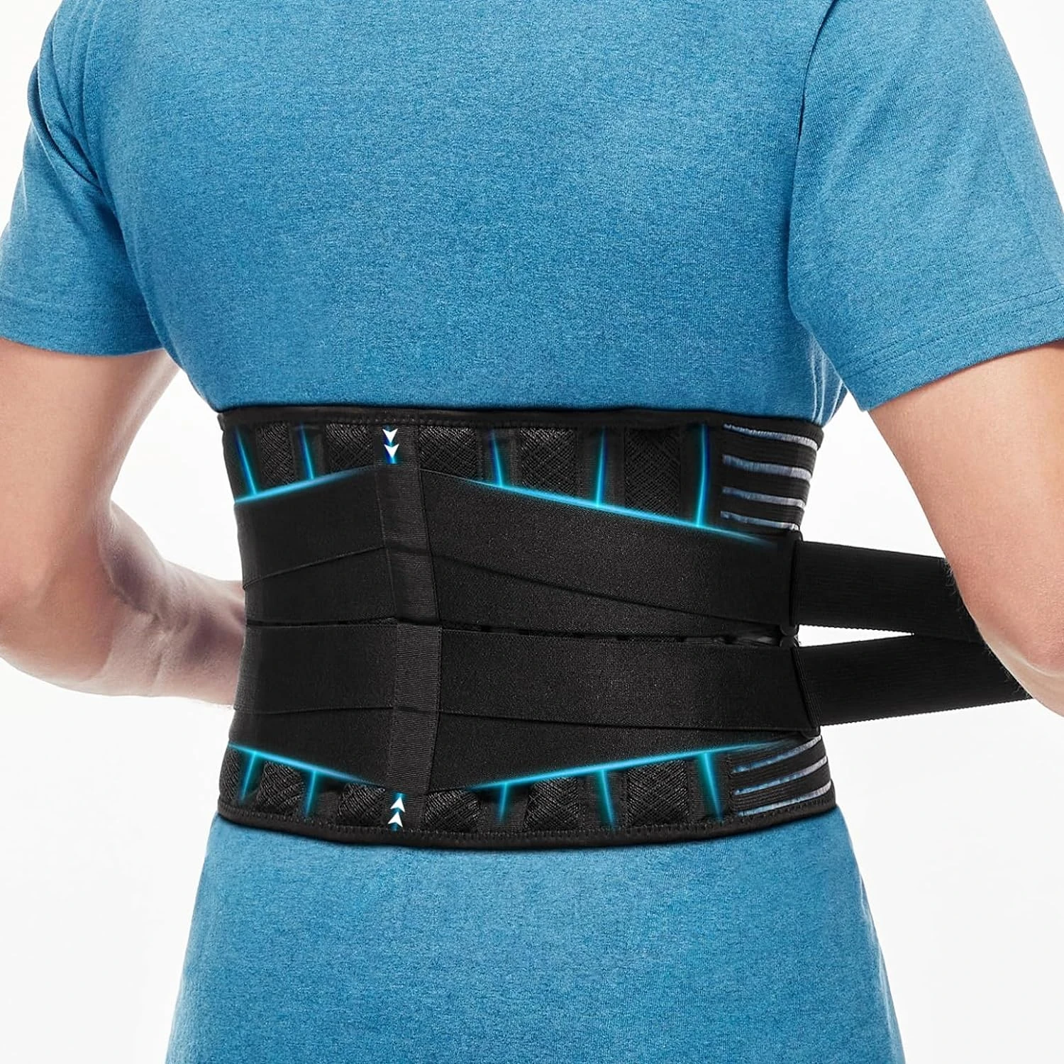 Maximum Relief Ultimate Comfortable Breathable Lower Back Pain Relief Support Belt-All-Inclusive Lumbar Support for Sciatica -