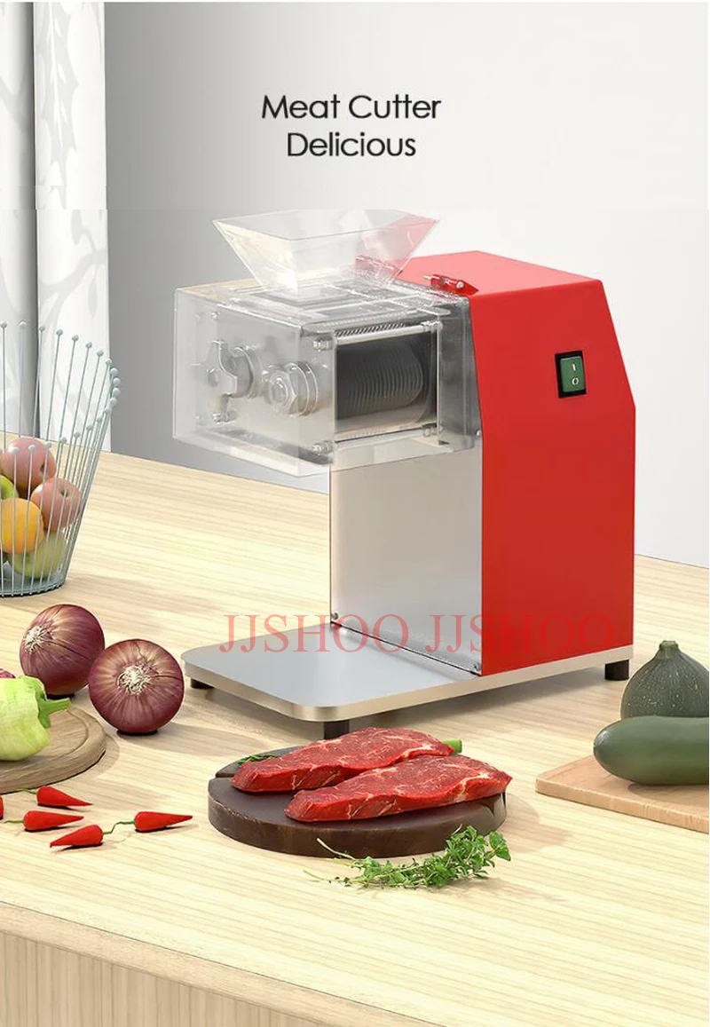 Description Picture 3 of itemCommercial Meat Cutting Machine Tool Cutter Slicer Home Meat Grinder Electric Meat Dicing Machine New