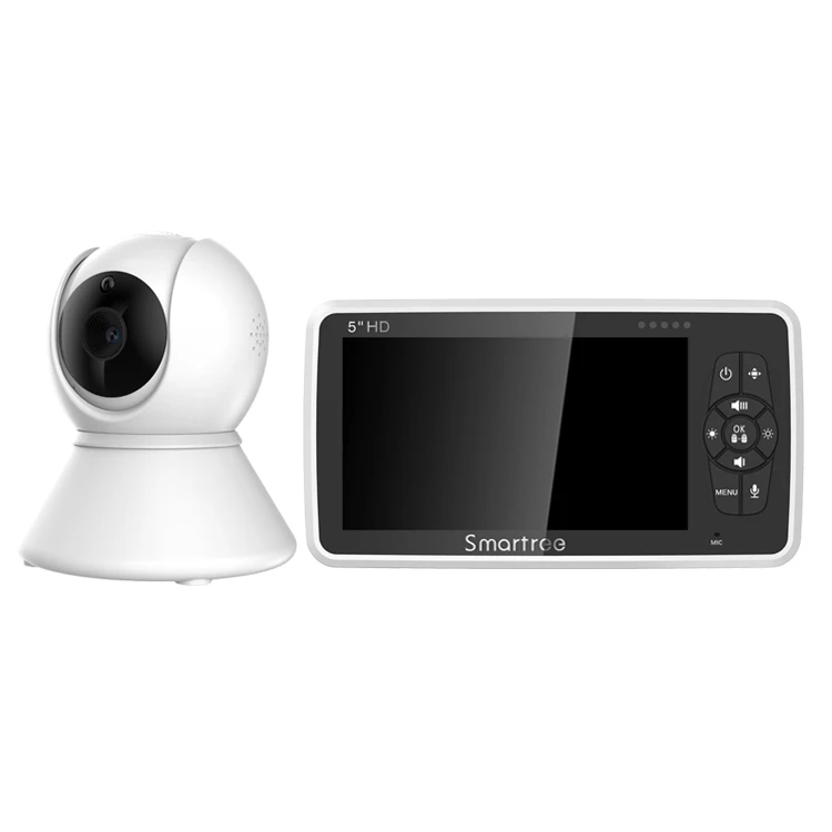 

Multi-functional 5"TFT LCD Screen Baby Monitor Babyphone Cry Detection Baby Monitor