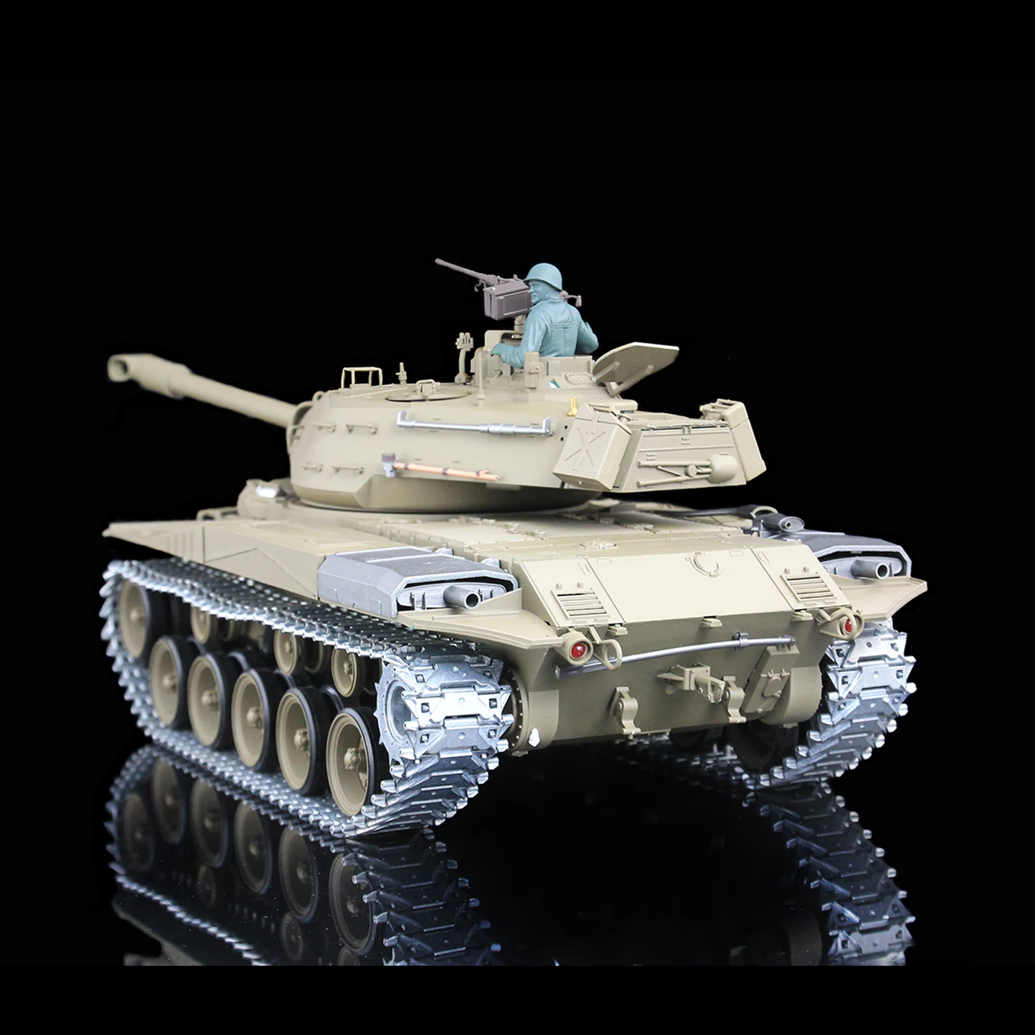 1/16 HENG LONG 7.0 Upgraded Walker Bulldog Army RC Tank 3839 360° Turret Barrel Recoil Metal Tracks Smoke Unit BB Gun TH20337 5