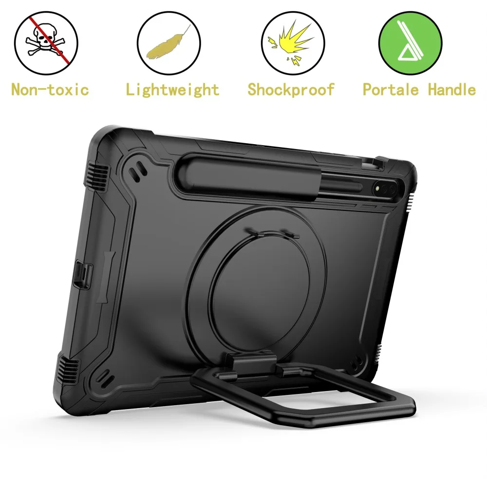 Durable 360 Rotating Stand Tablet Cover