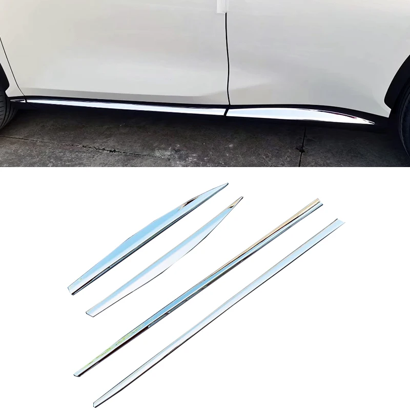 For Lexus NX 260 350h 2022 2023 ABS Steel Side Door Body Molding Trim