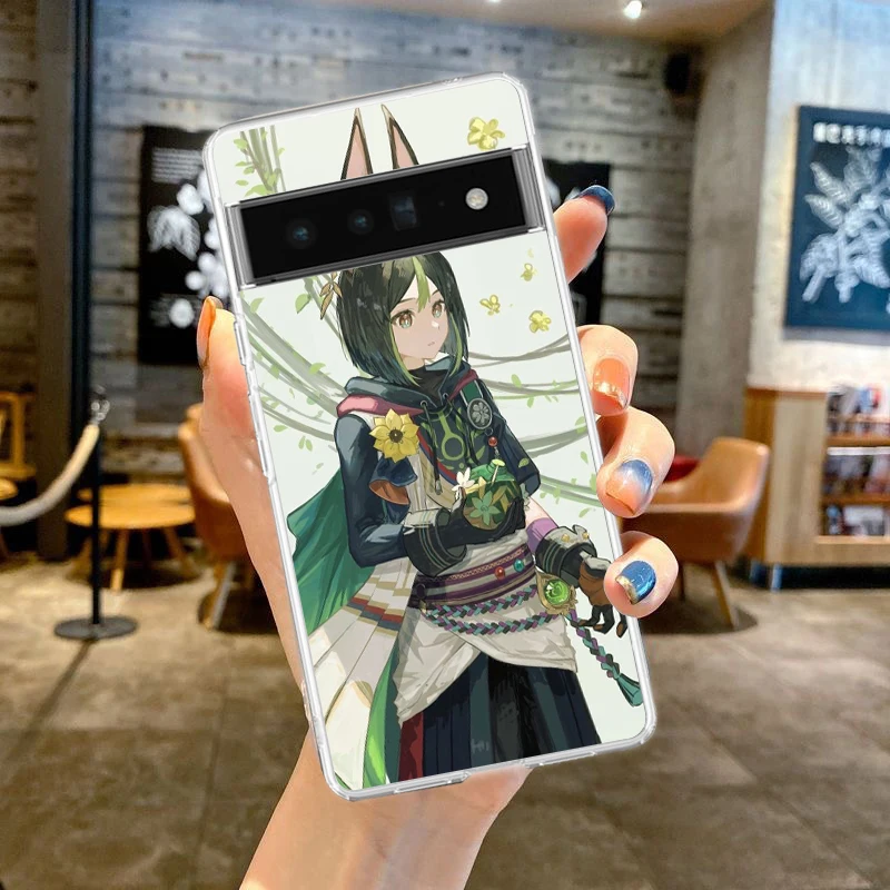 Genshin Impact Tighnari Soft Silicone Clear Phone Case