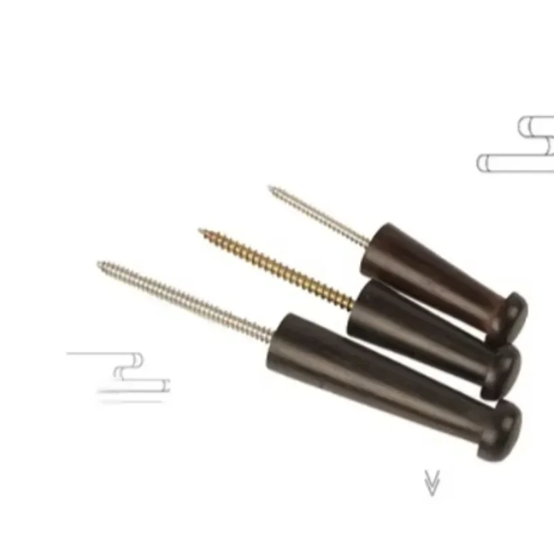 Professional Guzheng Hook Guqin Wall Nails Zither Sandalwood Hook for Musical Instrument
