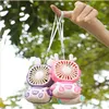 2024 Summer New Mini Fan USB Handheld Rechargeable Student Portable Wind Super Quiet Cute Desktop Bed Outdoor Gift 2