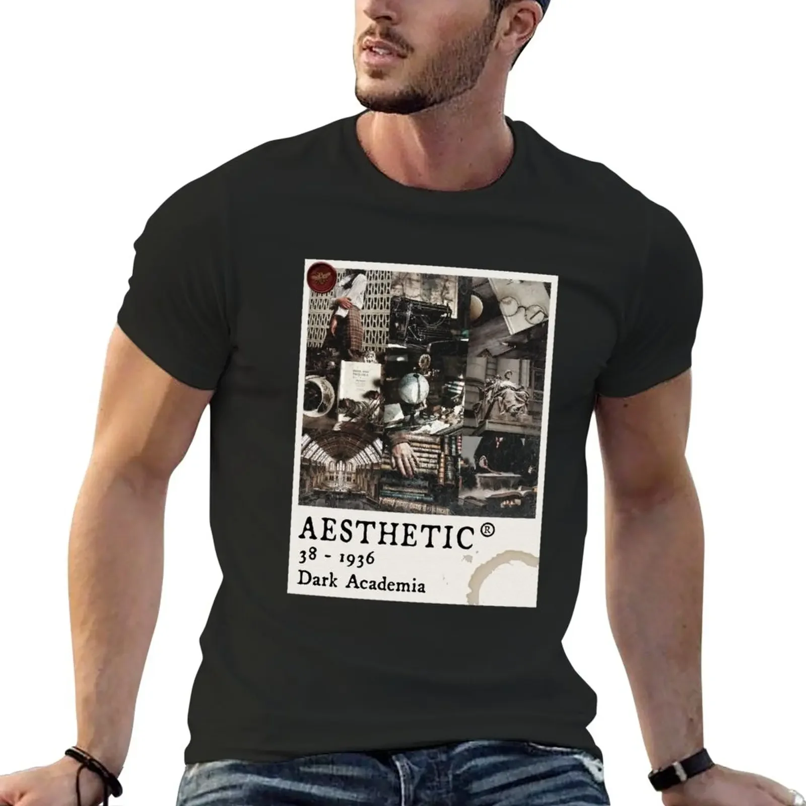 

Dark Academia Pantone Card T-Shirt summer top boys animal print shirt mens graphic t-shirts hip hop