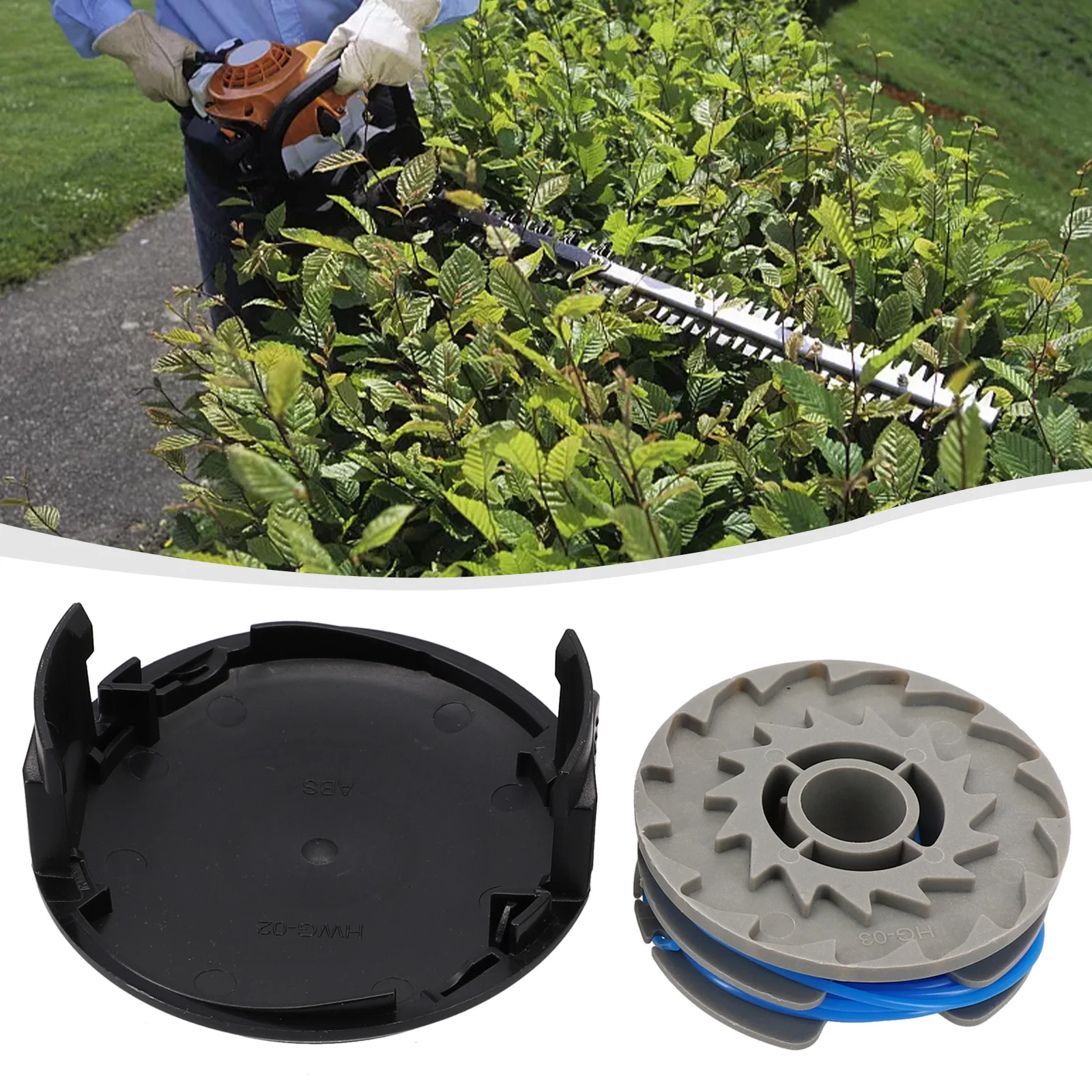 

Brand New Garden Yard Line Spool String Trimmer Parts 1 Set RLT5027 RLT5125 RLT5127 Strimmer Cap Kits Spool Line