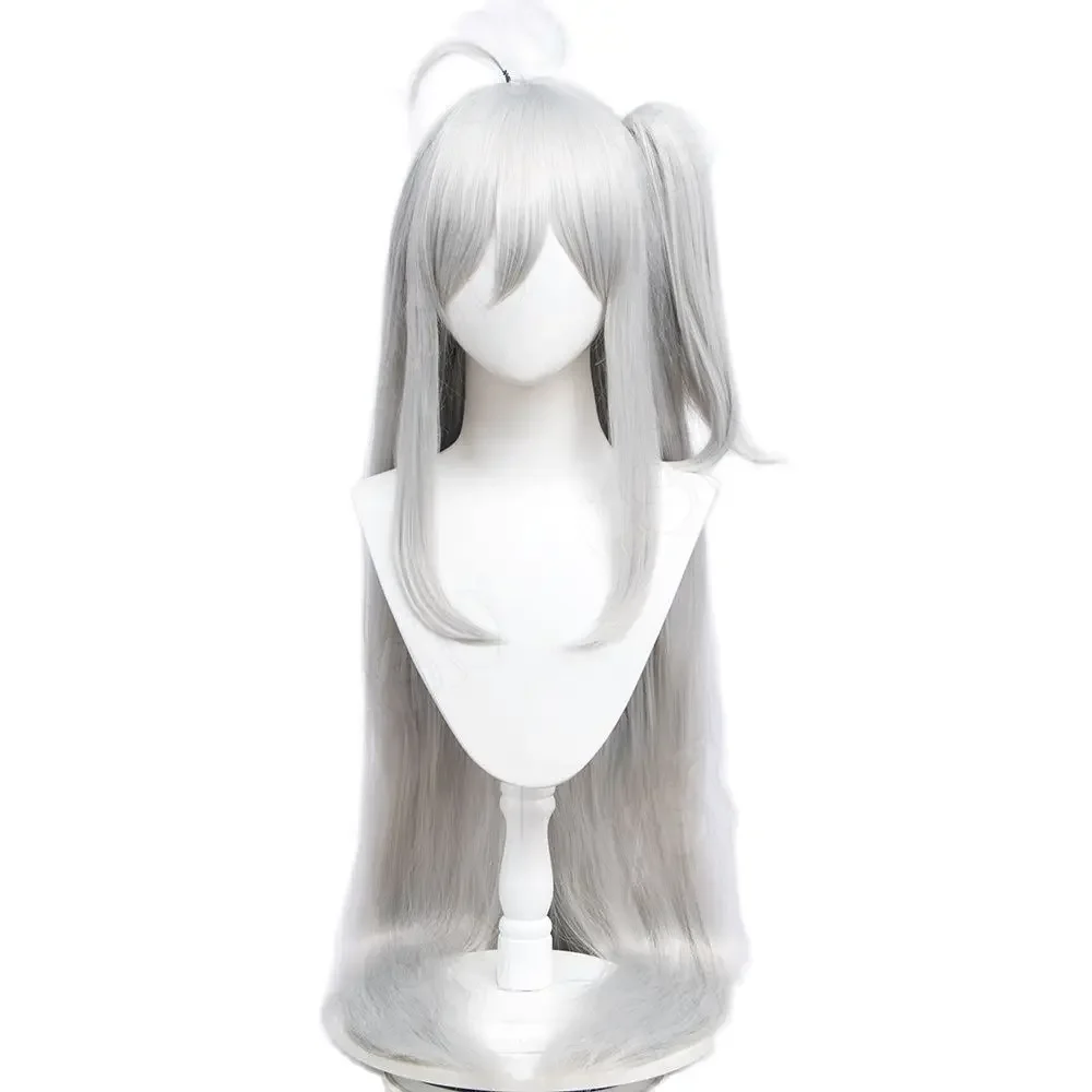 

Game Arknights skadi Cosplay Wig 110CM Silver gray long hair skadi arknights cosplay