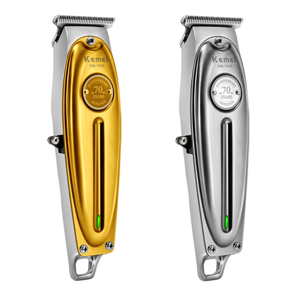 KemeiElectricHairClipperFullMetaltrimmerforMenBeardHair