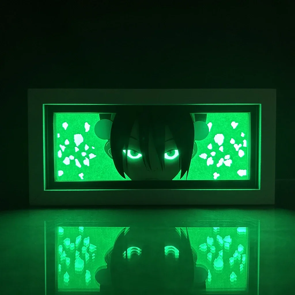 Paper Cut Shadow Box Avatar The Last Airbender Toph Beifong Lightbox for Room Decor Led Light Box Azula Gift Table Lamp Aang 2
