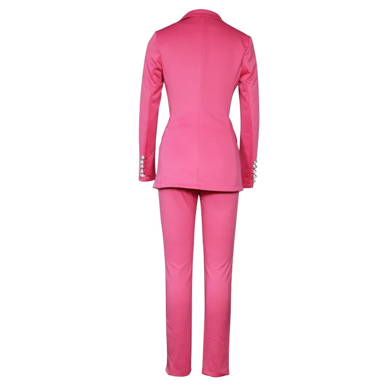 Fashion Solid Colors Single Button Business Suit Women Long Sleeve Commute Casual Blazer 2024 Spring Autumn New Blazer Suits Y2k