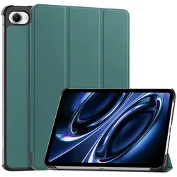 Elegant Folding Flip PU Leather Stand Smart Tablet Cover for Redmi K Pad2 8.8inch (Dark green)