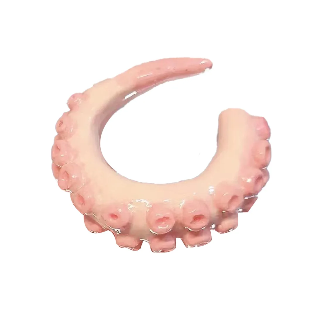 Fashion Cute Pink Octopus Foot Rings for Women Opening Adjustable Octopus Rings Gothic Punk Hip Hop Jewelry Accessories Gifts