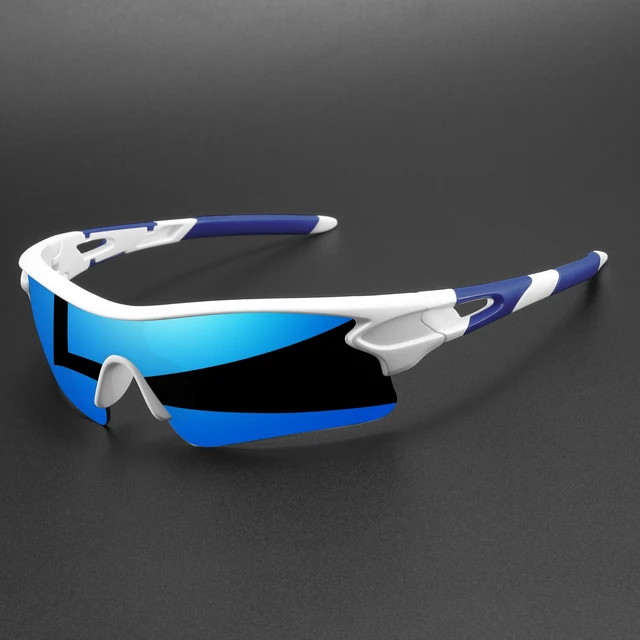 Nouvelles lunettes de sport de protection UV400-lentille légère à couverture complète, enveloppantes unisexes pour le cyclisme, la randonnée et l'utilisation quotidienne 1