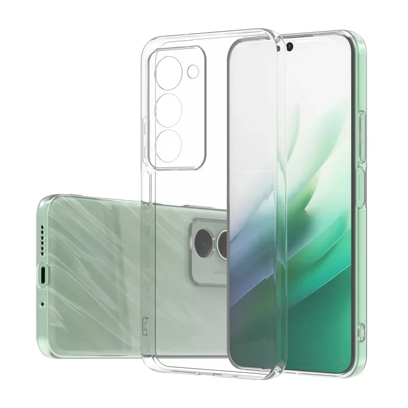 Clear Transparent TPU Phone Case – Slim & Soft Protective Back Cover