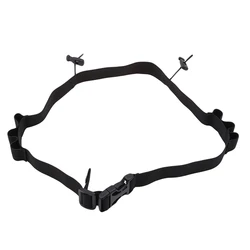 Race Number Belt Waist Pack with Gel Loops - Ideal for Marathon, Triathlon, and Cycling (Black)