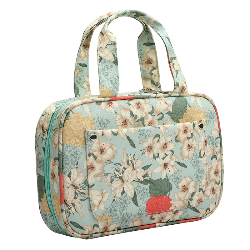 New Empty Knitting Kit Case Organizer Bag Zipper Storage Organizer Bag with Pockets for Various Crochet Needles Easy To Hold
